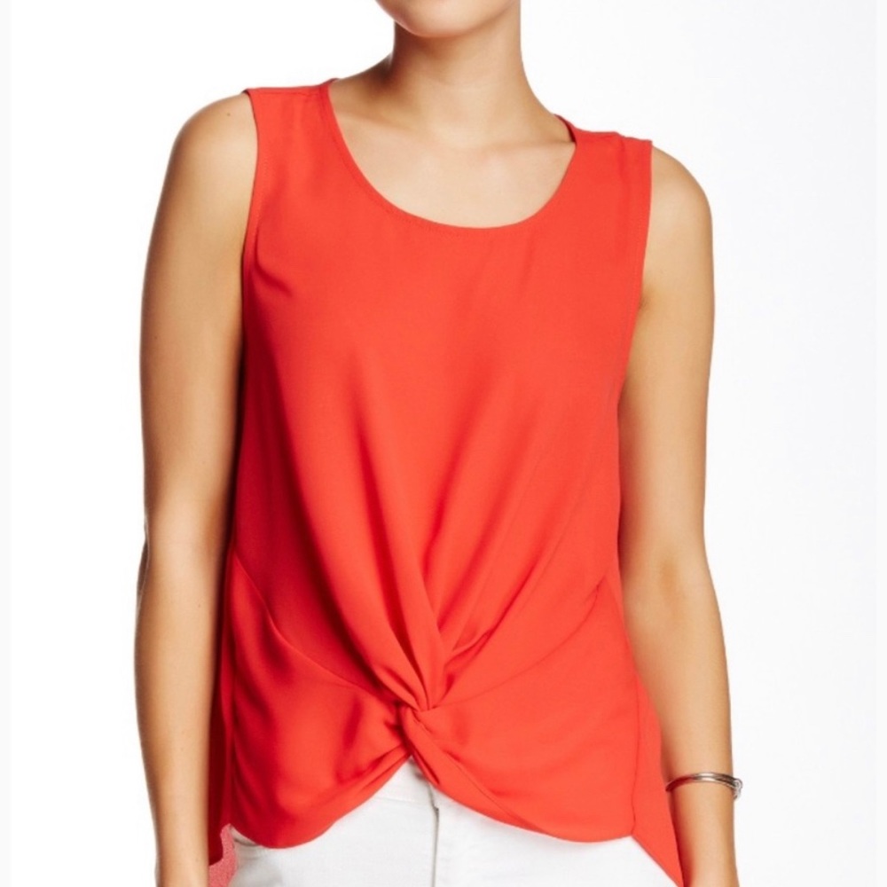 BCBGeneration Front Knot Tank Top